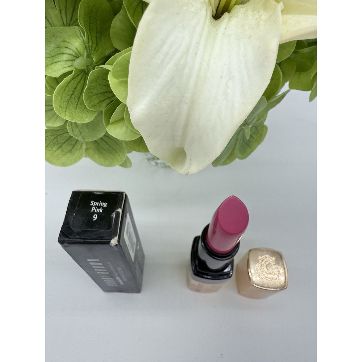 Bobbi Brown Luxe Lip Color 9 Spring pink .12 oz./3.5g Damage Box