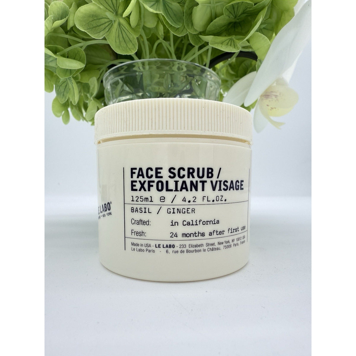 Le Labo Face Scrub Exfoliant Visage Basil / Ginger 4.2 oz NEW