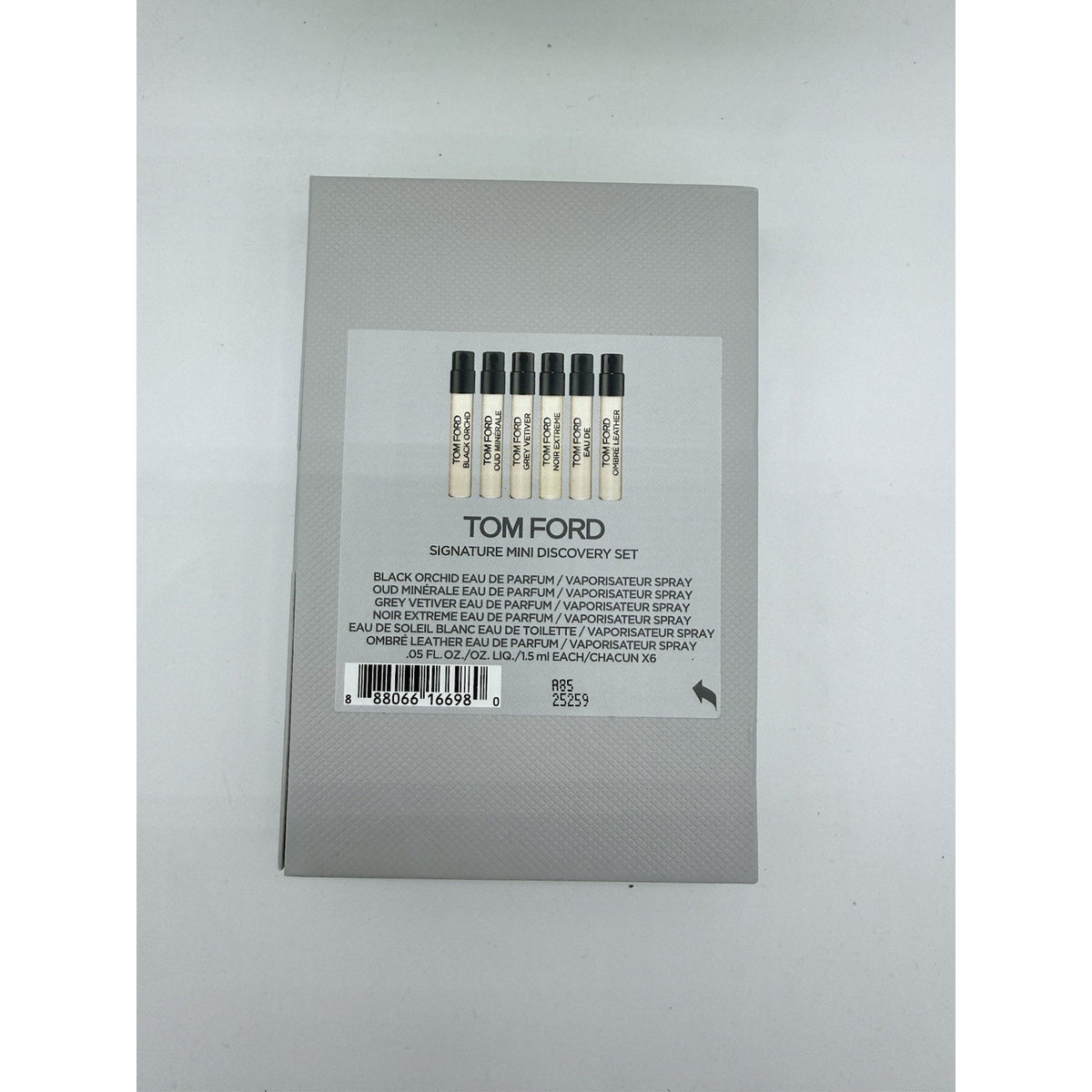 Tom Ford Fragrance Sample Signature Mini Discovery Set 0.05 Oz. / 1.5mL Each
