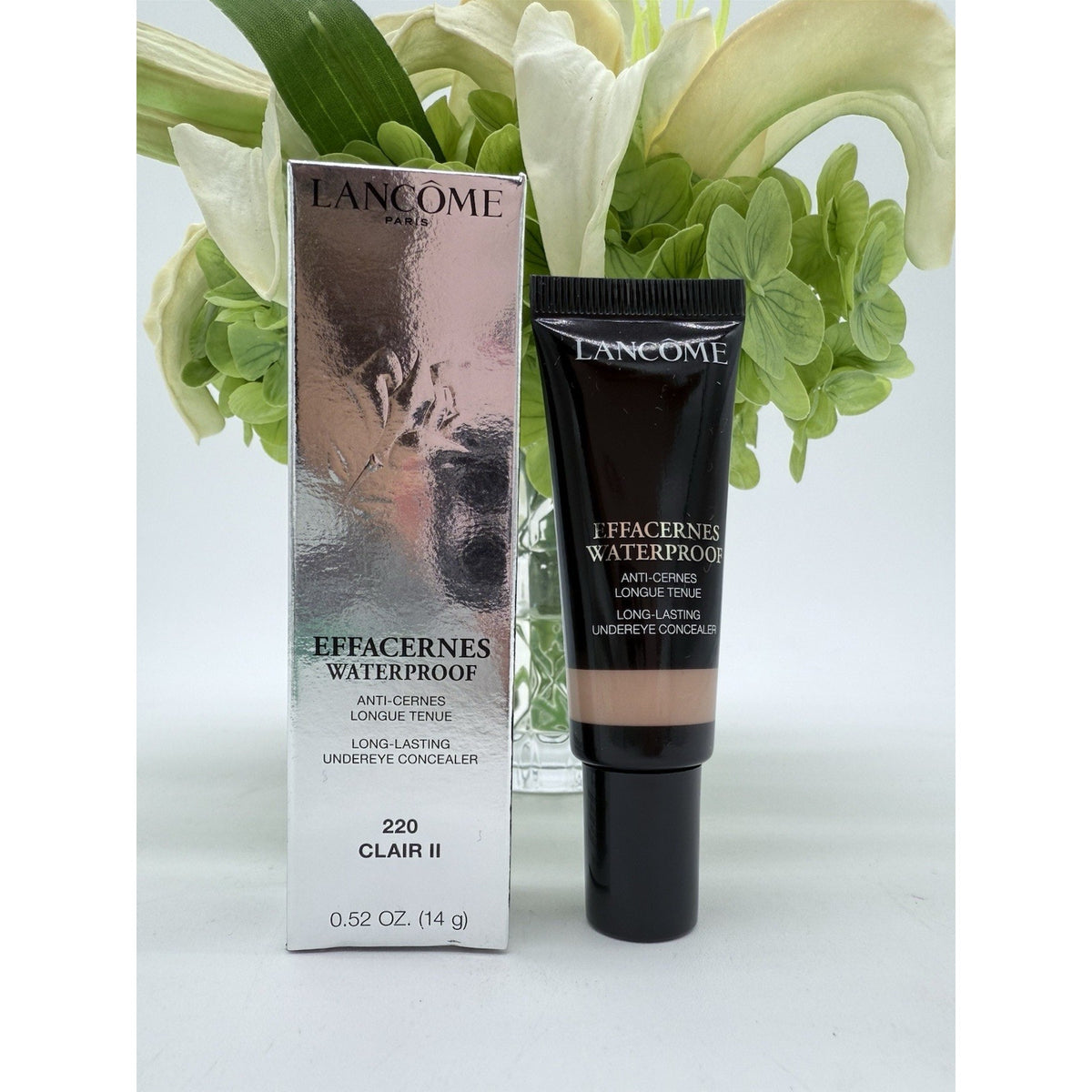LANCOME EFFACERNES Waterproof Undereye Concealer 220 CLAIR II .52oz