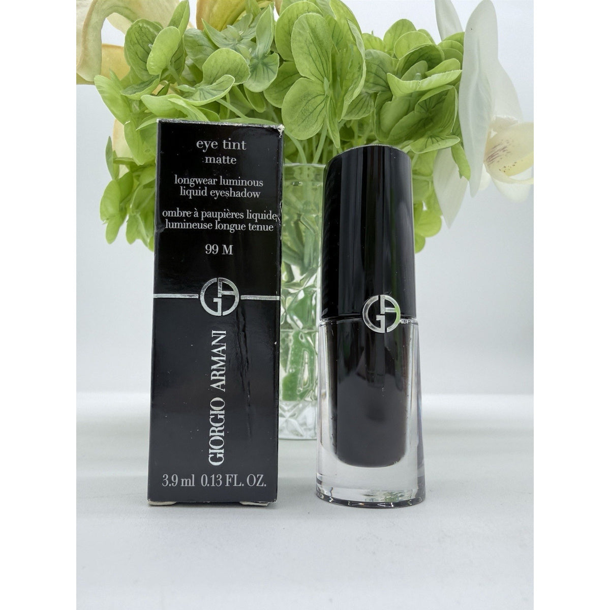 Giorgio Armani Eye Tint Matte Longwear Luminous Liquid Eyeshadow 99 M EBONY