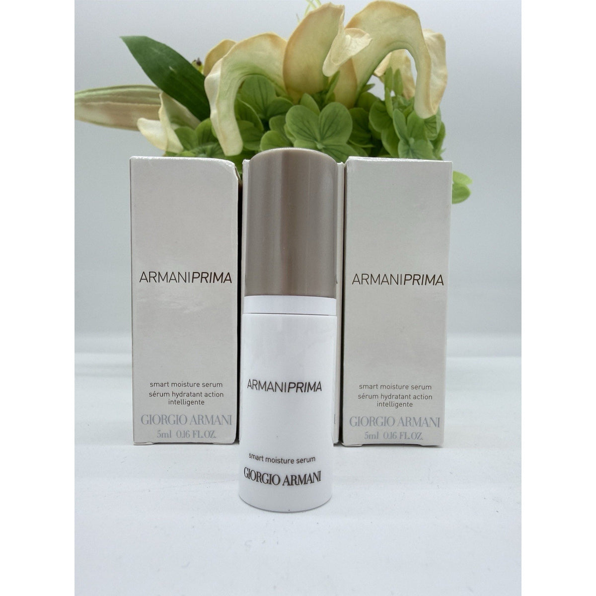 Set of 3 Giorgio Armani ARMANIPRIMA Smart Moisture Serum 5ml Each New in box