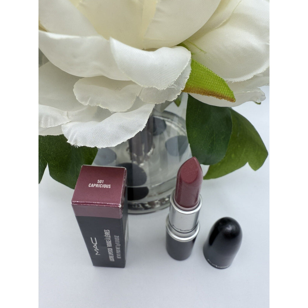 MAC Cosmetics Lustre Lipstick - 501 Capricious - Full Size 3 g/ 0.10 oz - NEW