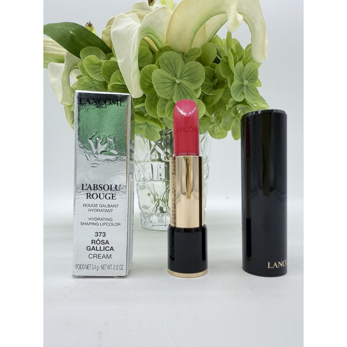 Lancome L’ABSOLU ROUGE Lipstick 373 Rosa Gallica Cream 3.4g