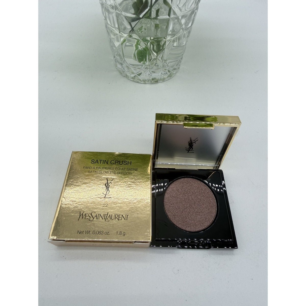 Yves Saint Laurent Velvet Crush Matte Eye Shadow 22 Excessive Brown Full Sz
