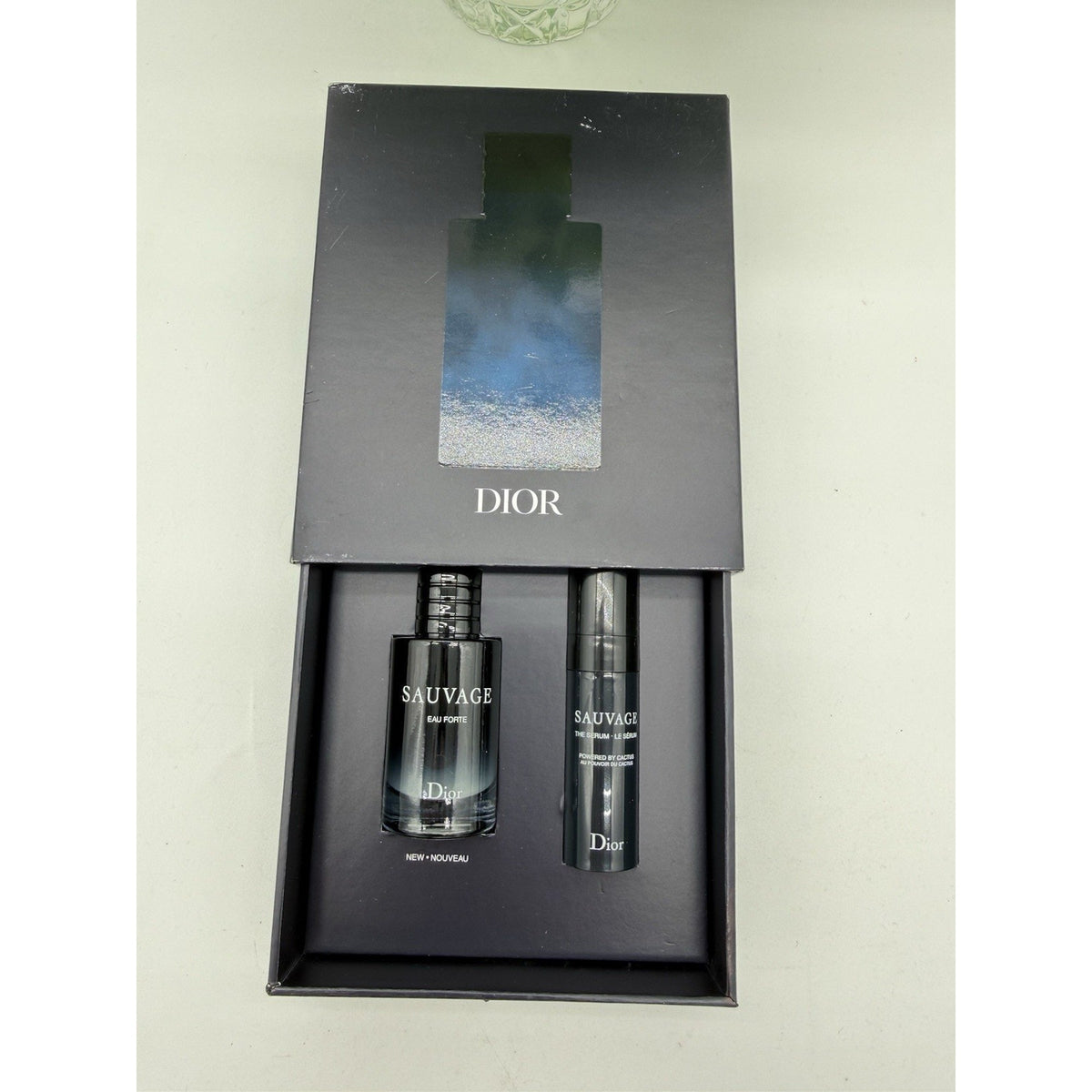Dior Sauvage Eau Forte Parfum 10 ml & Sauvage Serum 5 ml Travel Set New In Box