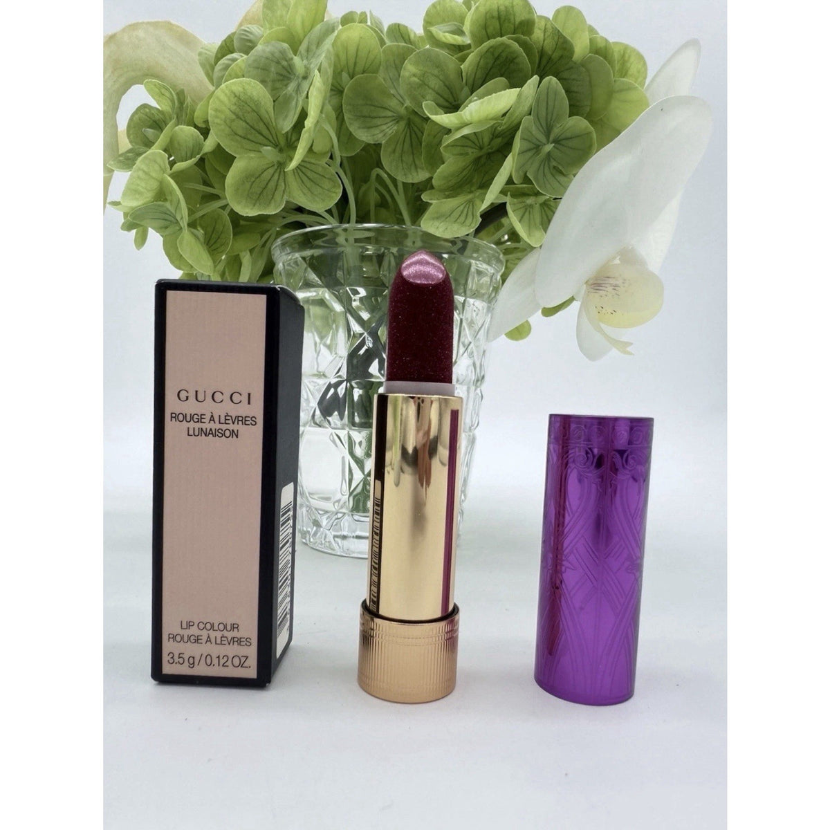 Gucci Lipstick 511 Madge Red Rouge A Levres Lunaison 3.5g New