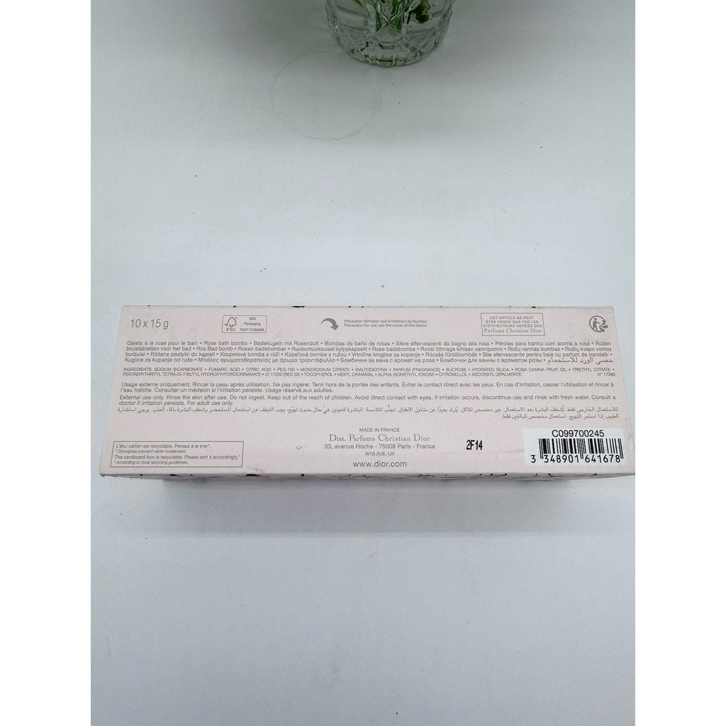 DIOR Miss Dior Body Rose Bath Bombs Tablets 0.52 oz/15g x 10 In the Box New
