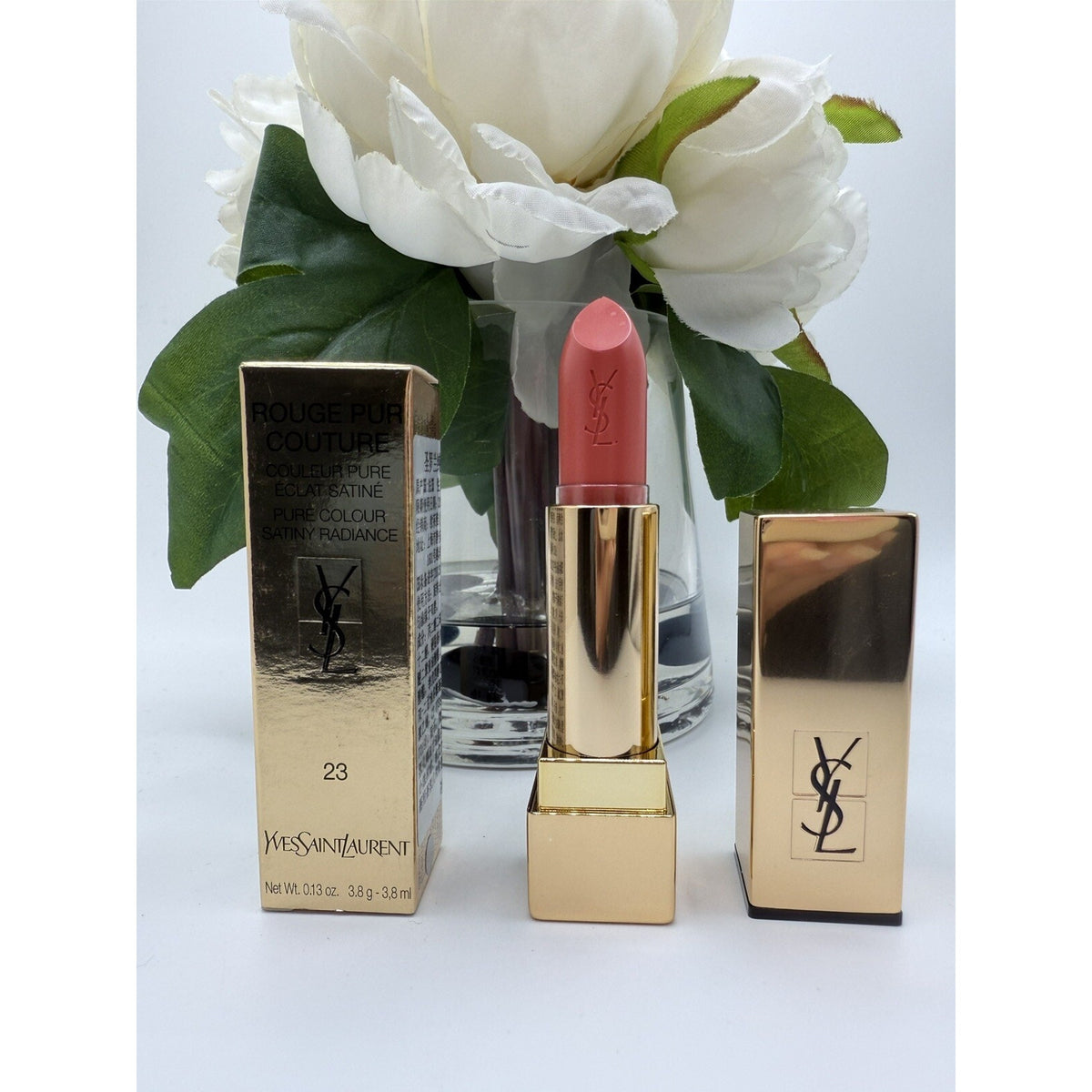 YSL Yves Saint Laurent Rouge Pur Couture Lipstick - 23 Corail Poetique 0.13oz