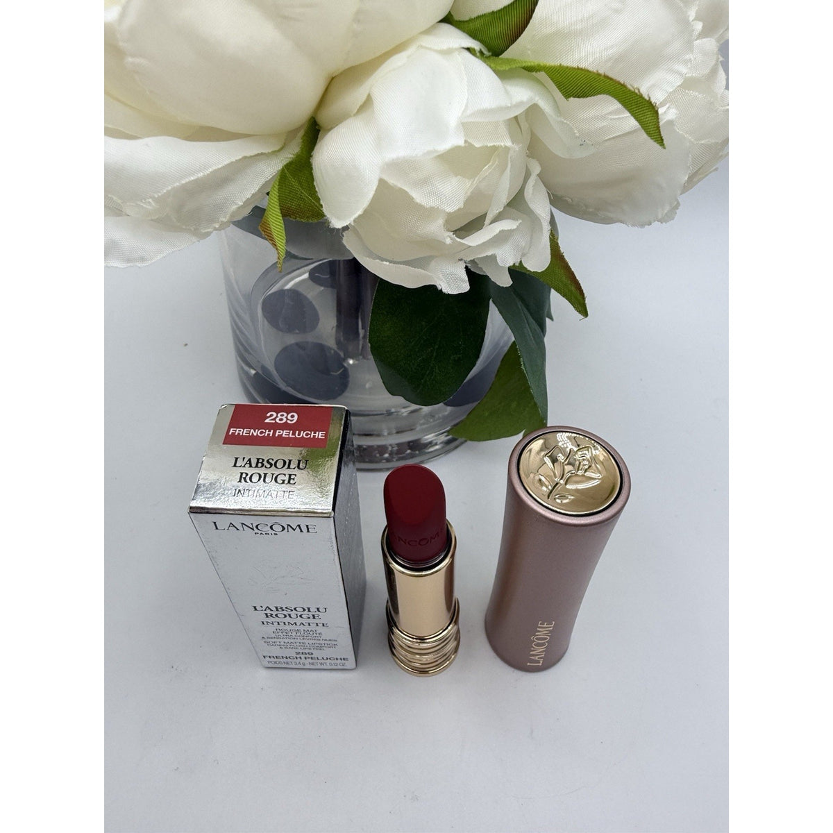 LANCOME L'absolu Rouge Intimatte 289 French Peluche 0.12 Oz