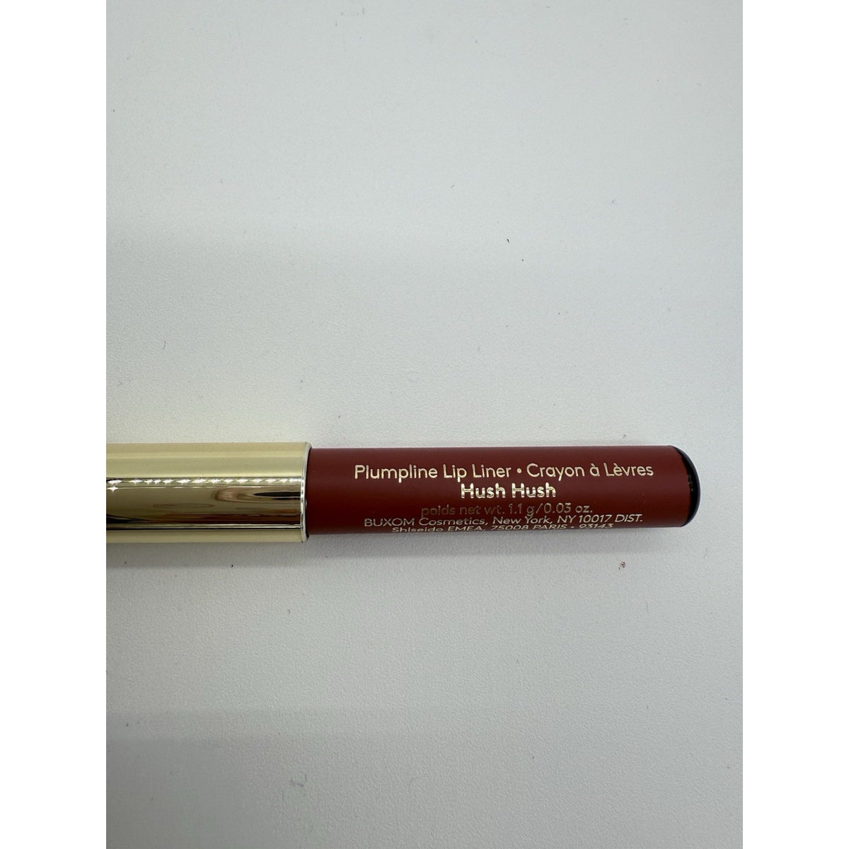 BUXOM Plumpline Lip Liner Hush Hush 0.03 oz / 1.1g Travel Size