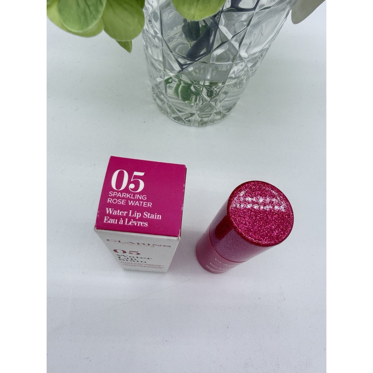 Clarins Water Lip Stain 05 Sparkling Rose Water - 0.2oz / 7ml