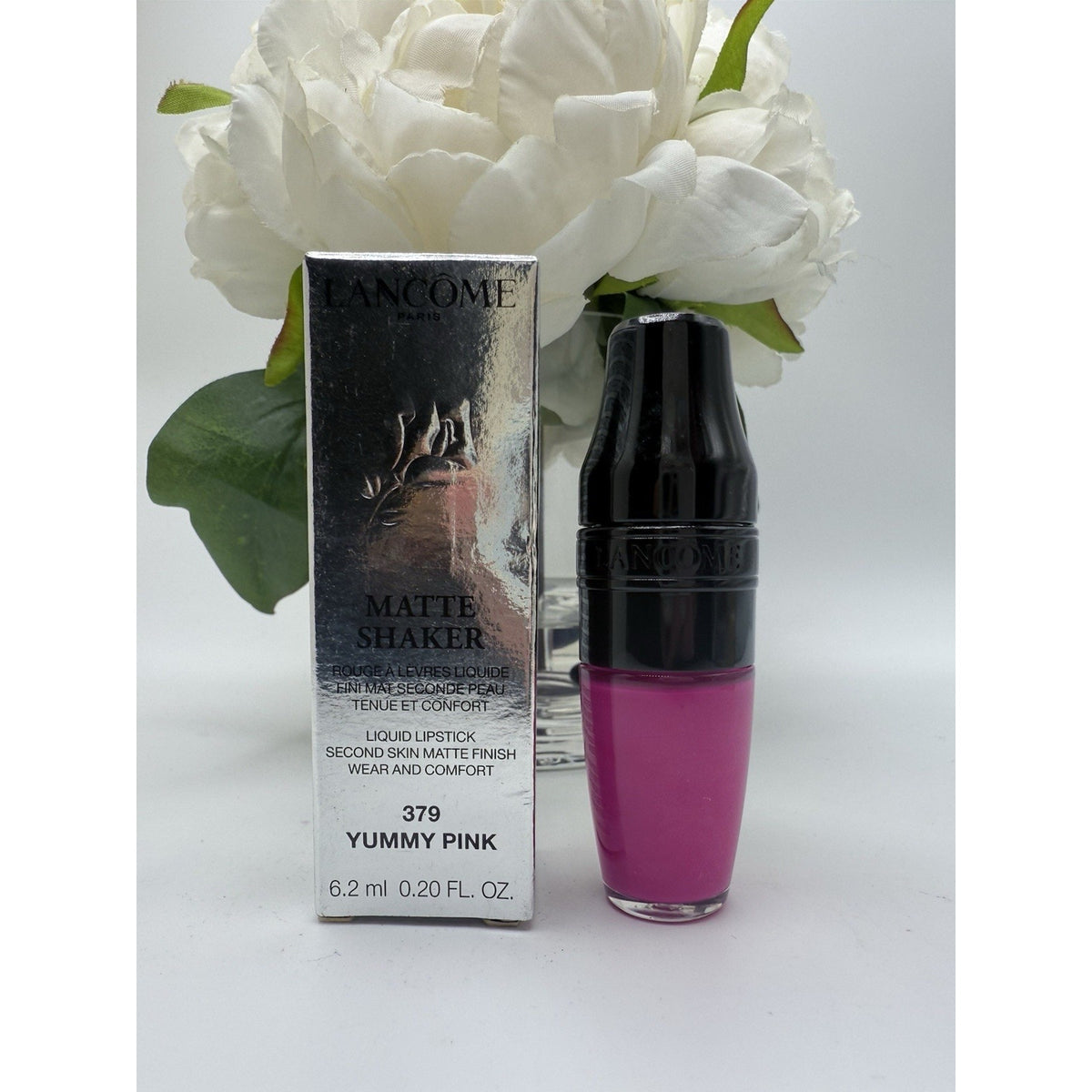 Lancome Matte Shaker Liquid Liptstick 379 Yummy Pink 0.20 Fl Oz / 6.2 mL