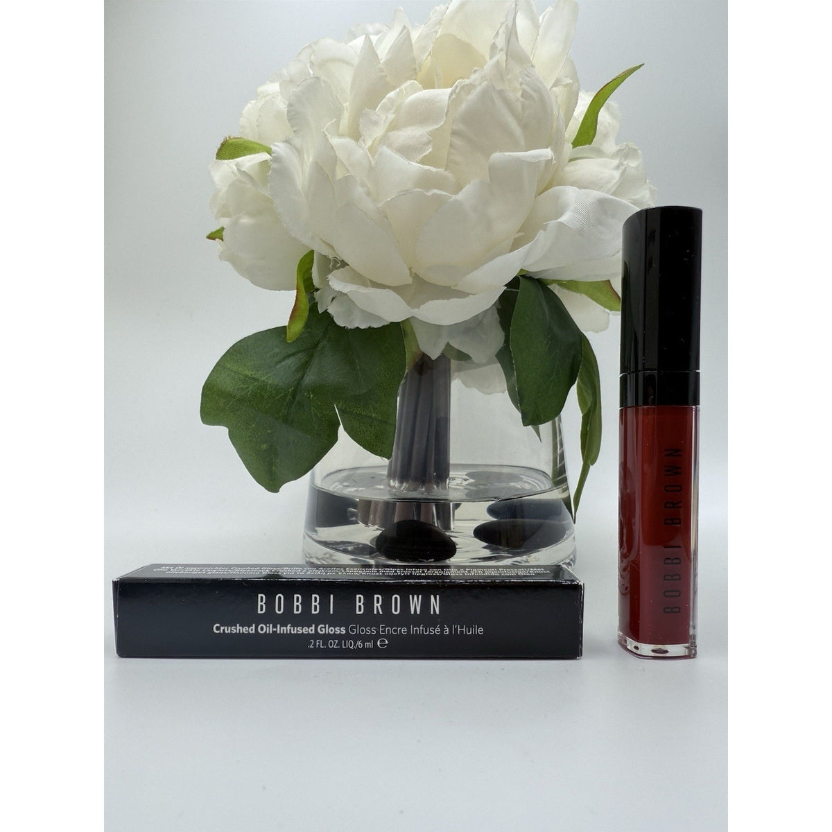 Bobbi Brown Crushed Oil-Infused Lip Gloss Rock & Red 0.2 Fl Oz / 6 Ml