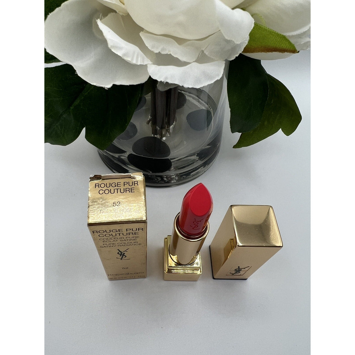 Ysl Yves Saint Laurent Rouge Pur Couture Lipstick 52 ROUGE ROSE 3.8g