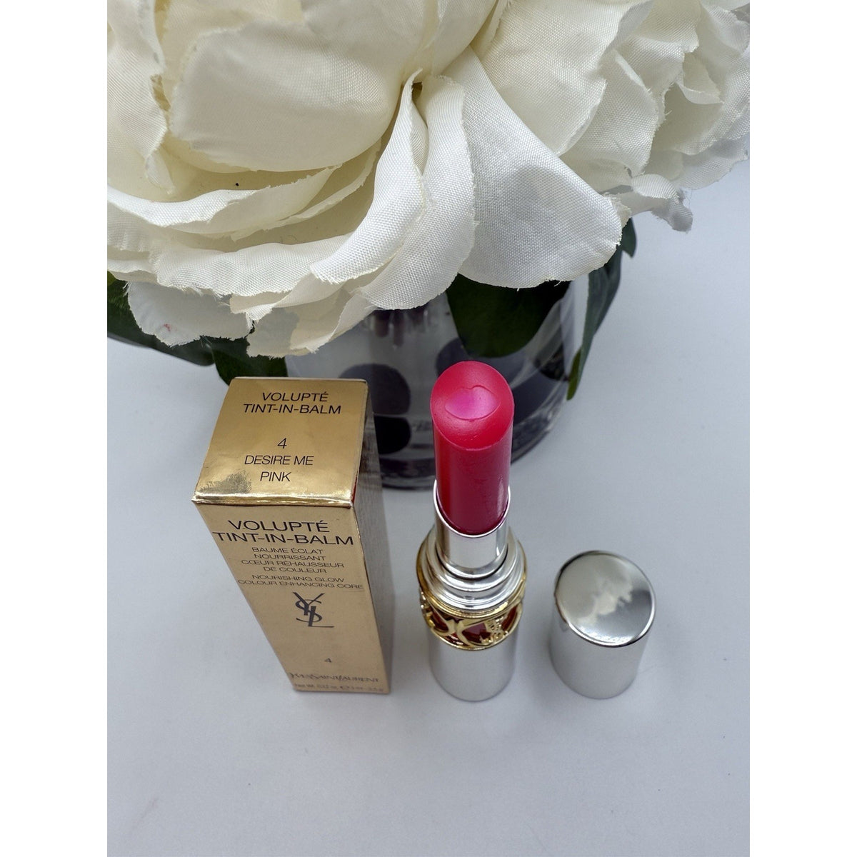 Yves Saint Laurent Volupte Tint In Balm 4 Desire Me Pink 0.12 oz / 3.5 g