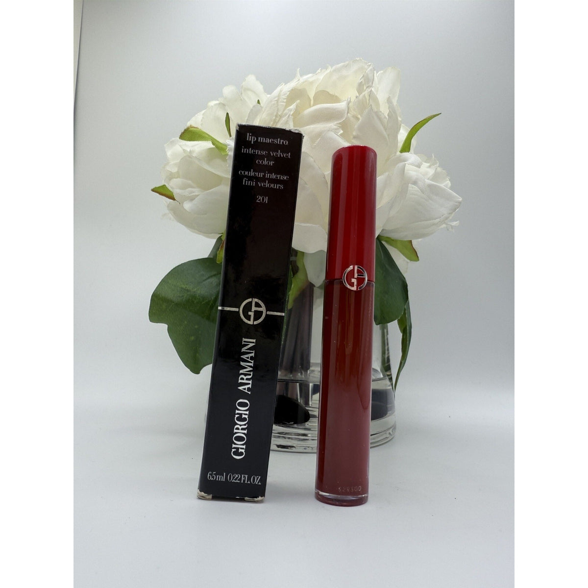 Giorgio Armani Lip Maestro Intense Velvet Color 201 6.5ml .22floz
