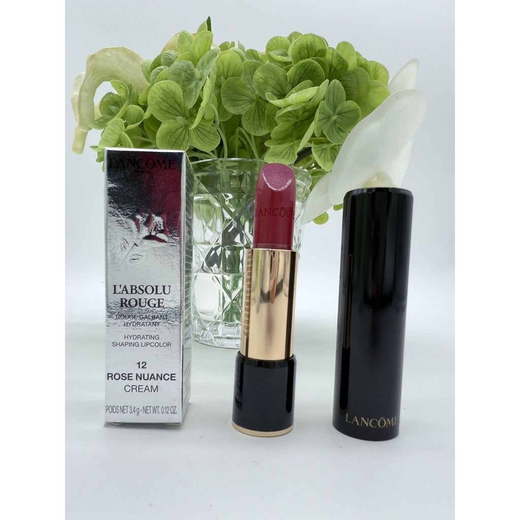 Lancome L’ABSOLU ROUGE Lipstick 12 Rose NUANCE Cream 3.4g / .12oz