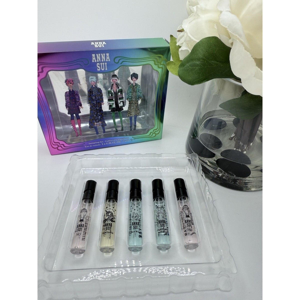 Anna Sui Perfume Collection Sampling Gift Set 5 Pieces x 2ml Each